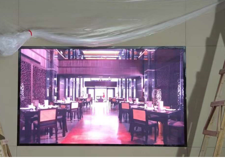 8 square meters airport P2 indoor full-color LED display screen delivered for use